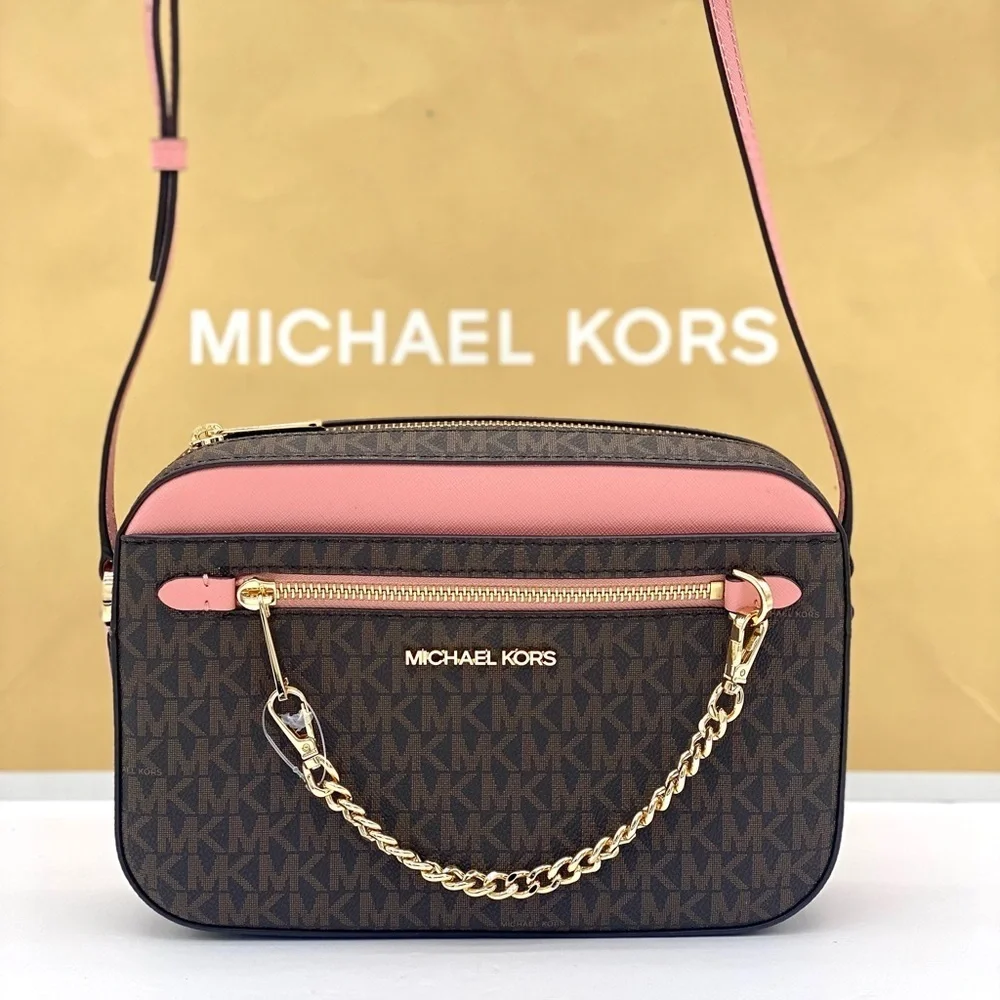 Michael Kors Jet Set Travel EW zip Chain Crossbody Primrose Multi